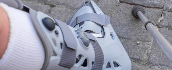 Orthese zum Ruhigstellen des Fußes