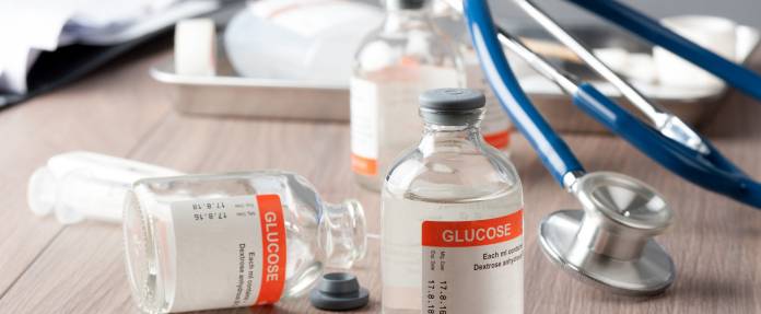 Glukose-Lösung als Notfallmassnahme bei einer Hypoglykämie
