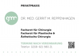 , Dr. med. Gerrit Reppenhagen, Privatpraxis im Ruhrgebiet Dr. med. Gerrit M. Reppenhagen, Mülheim an der Ruhr, Chirurg, Plastischer Chirurg