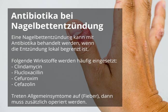 Nagelbettentzündung Antibiotika