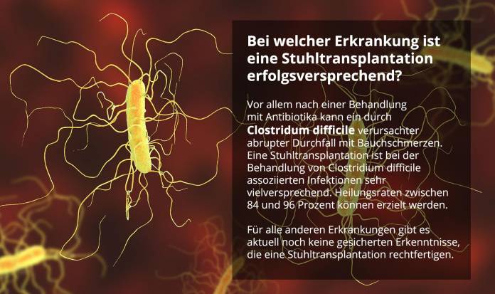 Stuhltransplantation bei welcher Erkrankung?