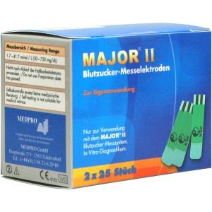 MAJOR II Blutzucker-Messelektroden, 2X25 ST
