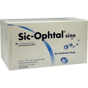 Sic-Ophtal sine, 120x0.6 ML