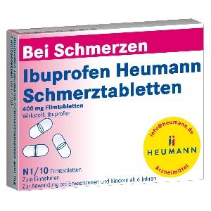 Ibuprofen Heumann Schmerztabletten 400MG FILMTABLE, 10 ST