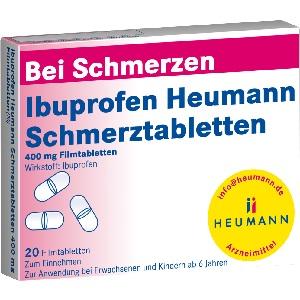 Ibuprofen Heumann Schmerztabletten 400MG FILMTABLE, 20 ST