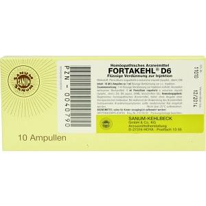 FORTAKEHL D 6 Injektion, 10x1 ML