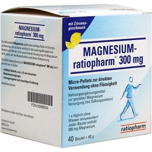 Magnesium-ratiopharm 300mg Micro-Pellets m Gran., 40 ST