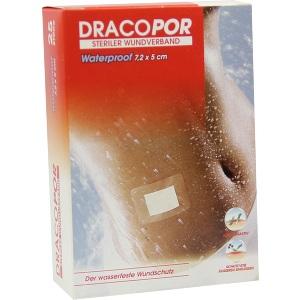 Dracopor Waterproof Wundverband steril 5cmx7.2cm, 25 ST