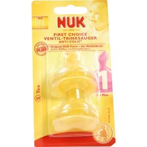 NUK First Choice Ventilsauger Latex Gr.1 S Blister, 2 ST