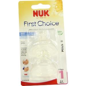 NUK First Choice Ventilsauger Silikon Gr.1 M Blist, 2 ST