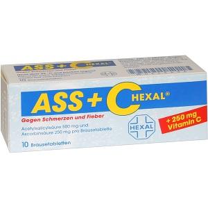 ASS + C Hexal gegen Schmerzen u. Fieber, 10 ST