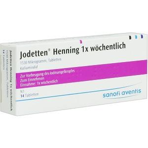 Jodetten Henning 1x wöchentlich, 14 ST