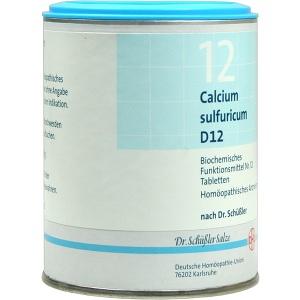 BIOCHEMIE DHU 12 CALCIUM SULFURICUM D12, 1000 ST