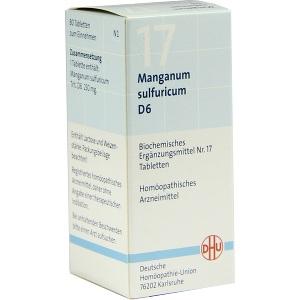 BIOCHEMIE DHU 17 MANGANUM SULFURICUM D 6, 80 ST