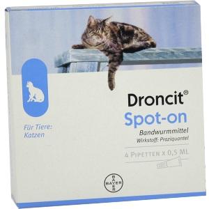 Droncit Spot-on Pipetten Vet, 4x0.5 ML