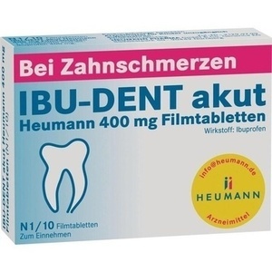 IBU-DENT akut Heumann 400 mg Filmtabletten, 10 ST