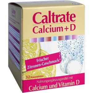 Caltrate Calcium+D Brausetabletten, 32 ST