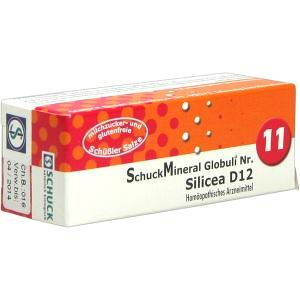 SchuckMineral Globuli 11 Silicea D12, 7.5 G