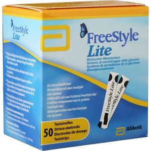 FreeStyle Lite Teststreifen ohne Codieren, 50 ST