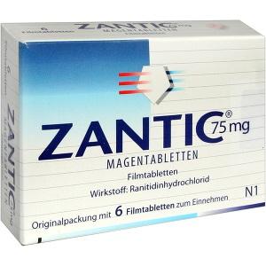 Zantic 75mg Magentabletten, 6 ST