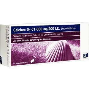 Calcium D3 - CT Brausetabletten, 40 ST