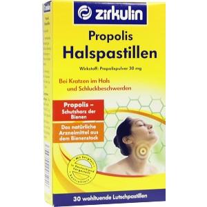 Zirkulin Propolis-Halspastillen, 30 ST