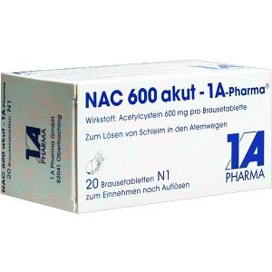 NAC 600 akut-1A-PHARMA, 20 ST