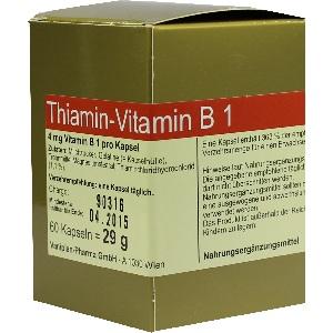 Thiamin Kapseln-Vitamin B1, 60 ST