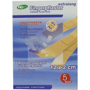 Fingerpflaster extra lang 12cmx2cm, 5 ST