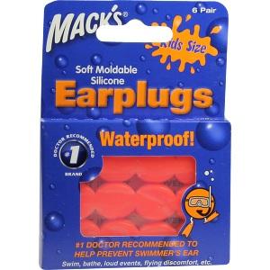 MACKS Earpluggs Hot Orange, 6X2 ST