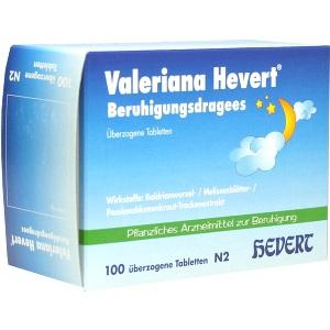 Valeriana Hevert Beruhigungsdragees, 100 ST