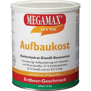 MEGAMAX Aufbaukost Erdbeere, 1.5 KG