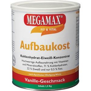 MEGAMAX Aufbaukost Vanille, 1.5 KG