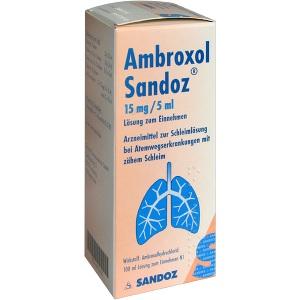 Ambroxol Sandoz 15mg/5ml Saft, 100 ML
