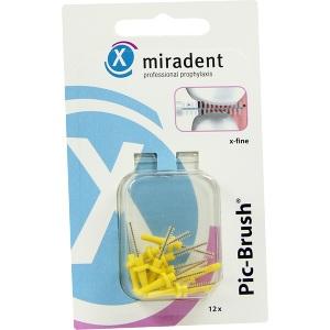 Miradent Pic-Brush Ersatzbürsten x-fein gelb 12, 12 ST
