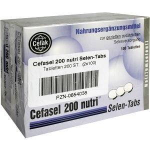 Cefasel 200 nutri Selen-Tabs, 200 ST