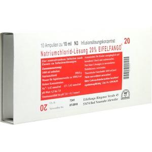 Natriumchlorid-Lösung 20% EIFELFANGO, 10x10 ML