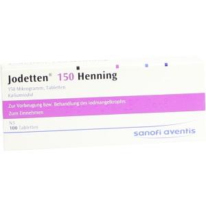 Jodetten 150 Henning, 100 ST