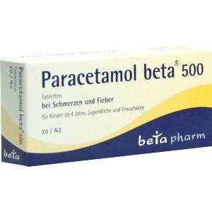 Paracetamol beta 500, 20 ST