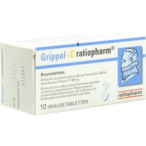 Grippal + C ratiopharm, 10 ST
