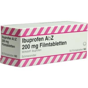 Ibuprofen AbZ 200 mg Filmtabletten, 50 ST