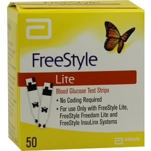 FreeStyle Lite Teststreifen ohne Codieren, 50 ST