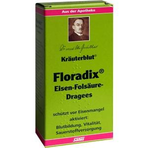 Floradix Eisen-Folsäure-Dragees, 84 ST