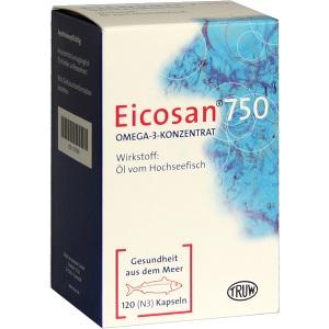 Eicosan 750 Omega-3-Konzentrat, 120 ST