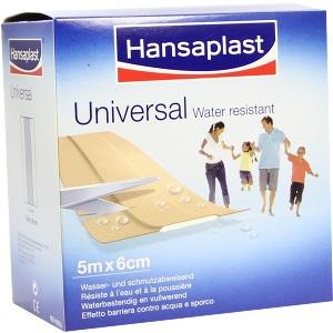 Hansaplast Universal Water Resist.MW 5mx6cm Rolle, 1 ST