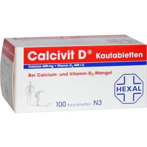 Calcivit D Kautabletten, 100 ST