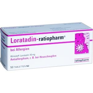 Loratadin-ratiopharm bei Allergien 10mg Tabletten, 50 ST