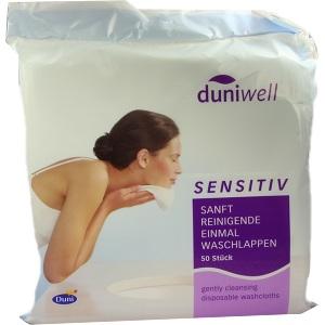 Duniwell Einmal Waschlappen sensitiv, 50 ST
