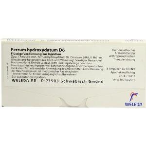FERRUM HYDROXYDAT D 6, 8x1 ML