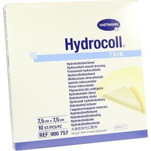Hydrocoll thin 7.5x7.5cm, 10 ST